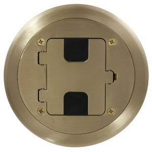 Hubbell Wiring Round Floor Box Covers