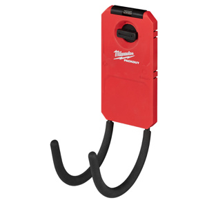 Milwaukee PACKOUT™ Tool Storage Hooks 6 in Polymer, Steel Red<multisep/>Black
