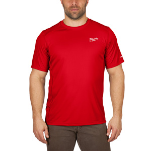 Milwaukee WORKSKIN™ Lightweight T-shirts XL Red Mens