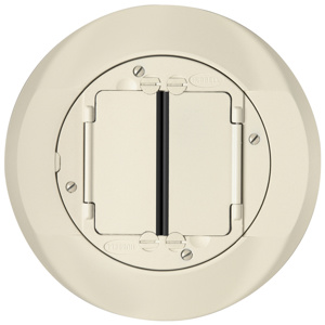 Hubbell Wiring Round Flush Surface Floor Box Cover Assemblies