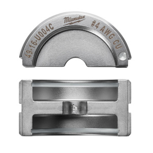 Milwaukee M18™ FORCE LOGIC™ Crimping Tool Dies <em class="search-results-highlight">U</em> Dies 4 AWG 6 Ton Metal