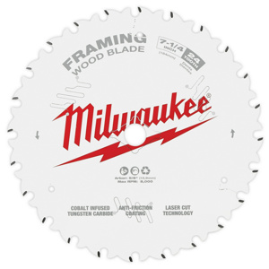 Milwaukee Circular Saw Blades 7-1/4 in 24 Tooth 2 Piece