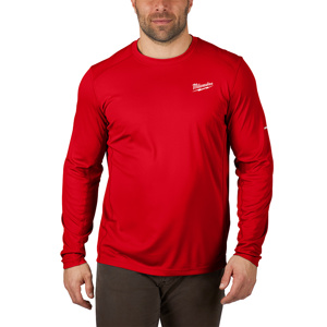 Milwaukee WORKSKIN™ Lightweight Shirts XL Red Mens