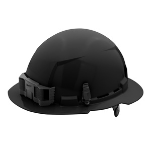 Milwaukee BOLT™ Full Brim Unvented Hard Hats 6.5 - 8.5 in 6 Point Ratchet Black