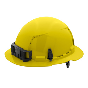 Milwaukee BOLT™ Full Brim Vented Hard Hats 6.5 - 8.5 in 6 Point Ratchet Yellow