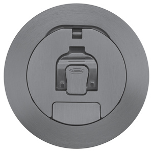 Hubbell Wiring Round Recessed Floor Box Cover Assemblies