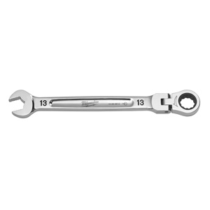 Milwaukee Ratcheting Flex Head Combination Wrenches Metric 13 mm Flex Head