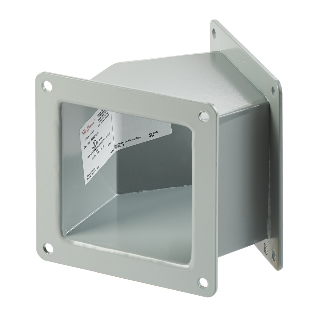 Nh 45 Outlets nVent HOFFMAN | nVent HOFFMAN N12 Feed-through Wiring Trough 45 Degree ...