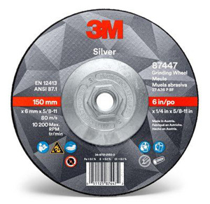 3M Silver Depressed Center Grinding Wheels