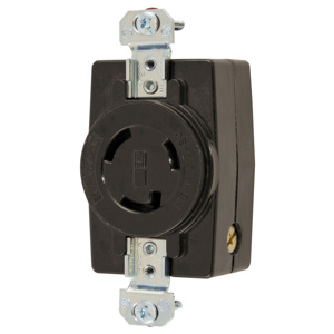 Hubbell Wiring Locking Single Receptacles