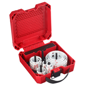 Milwaukee Hole Saw Sets 13 Piece 7/8 in - 4-1/2 in Bimetal