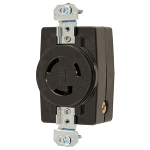 Hubbell Wiring Locking Single Receptacles