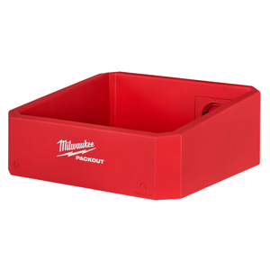Milwaukee PACKOUT™ Compact Shelves 10 x 9.5 x 3.5 in Polymer, Steel Red