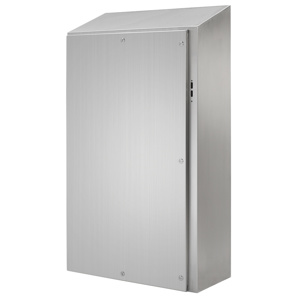 WaterShed Wallmount Disconnect Enclosure Type 4X, 30x25x8, Brushed, SS304