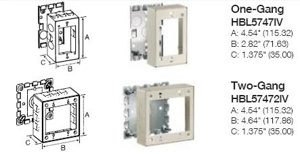 Hubbell Wiring Raceway Device Boxes