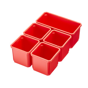 Milwaukee PACKOUT™ Bin Sets Polymer Red