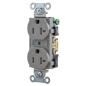 Hubbell Wiring Straight Blade Duplex Receptacles