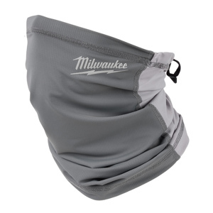 Milwaukee WORKSKIN™ Performance Neck Gaiters One Size Fits Most Gray UPF 50 Sun Protection