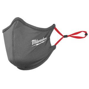 Milwaukee 2-layer Antimicrobal Face Masks Polyester, Spandex, Nylon Gray