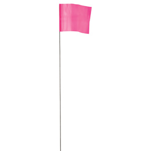 Milwaukee Stake Flags Pink