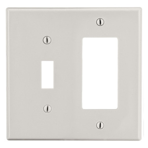 Hubbell Wiring Midsized Decorator Toggle Wallplates