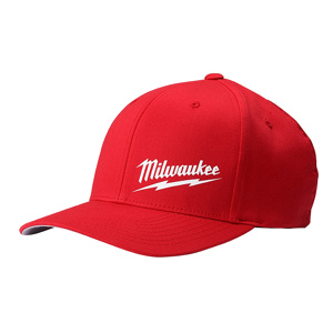 Milwaukee Fitted Hats Large/XL Red