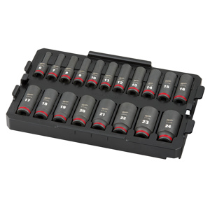 Milwaukee Metric Socket Sets 19 Piece