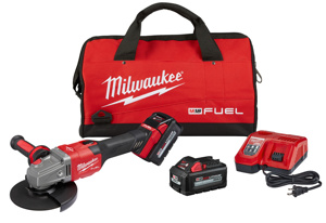 Milwaukee M18™ FUEL™ Lock-on Braking Grinder Kits 6 in Cordless Slide Switch