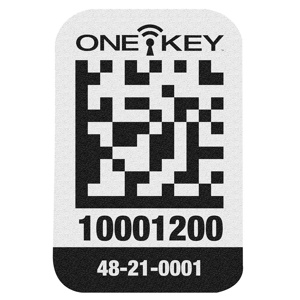 Milwaukee ONE-KEY™ ID Tags 1 x 0.69 in Plastic White<multisep/>Black