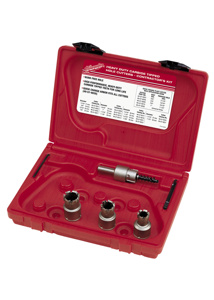 Milwaukee Quick-change Cutter Sets 5 Piece 11/16 in, 13/16 in, 15/16 in Carbide, Sheet Steel
