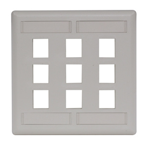 Hubbell Premise Standard Multimedia Faceplates