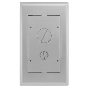 Hubbell Wiring Rectangular Furniture Feed Surface Floor Box Cover Assemblies
