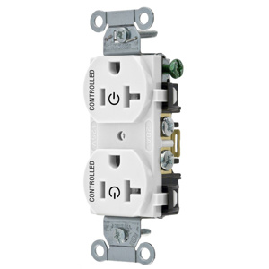 Hubbell Wiring Straight Blade Duplex Receptacles