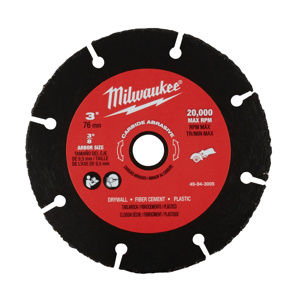 Milwaukee Grinding Discs 3 x .04 x 3/8 in