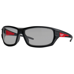 Milwaukee Safety Glasses Anti-fog, Anti-scratch Smoke Black/Red