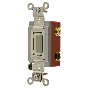 Hubbell Wiring 4-Way, DPDT Keyed / Locking Toggle Light Switches
