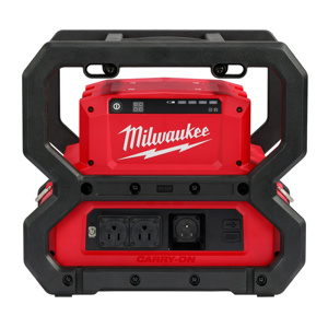 Milwaukee M18™ REDLITHIUM™ CARRY-ON™ Battery Charger/Power Supply Units 1800/3600 W 2 Port 3 Outlet 120 V M18™ Lithium-ion (Li-ion) Batteries