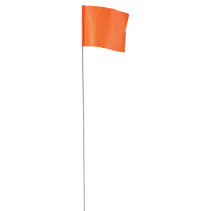 Milwaukee Stake Flags Orange