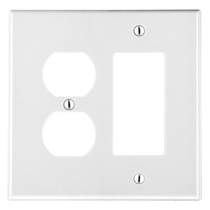 Hubbell Wiring Midsized Decorator Duplex Wallplates