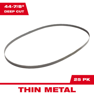 Milwaukee Thin Metal Portable Bandsaw Blades