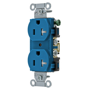 Hubbell Wiring Straight Blade Duplex Receptacles