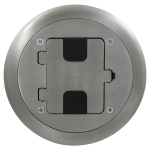 Hubbell Wiring Round Floor Box Covers