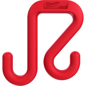 Milwaukee Bucket Hooks 2 in Impact Resistant Polymer Red