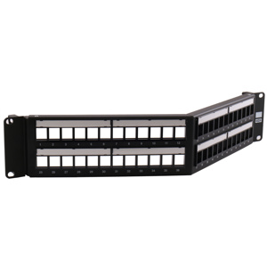 Hubbell Premise HPJ Series Angled Multimedia Jack Panels