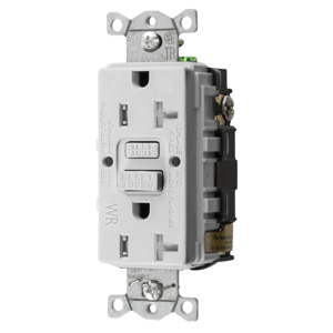 Hubbell Wiring Autoguard® GFTWRST20 Series Duplex GFCIs