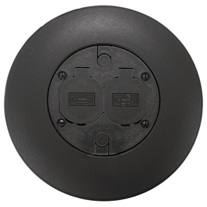 Hubbell Wiring FRPT Round Service Flush Floor Box Cover Assemblies