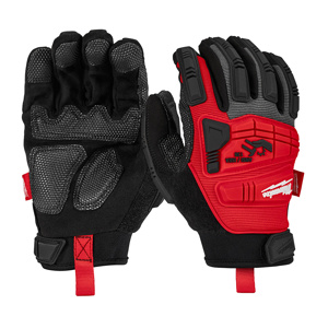 Milwaukee Impact-resistant Demo Gloves Medium Red<multisep/>Black ARMORTEX®