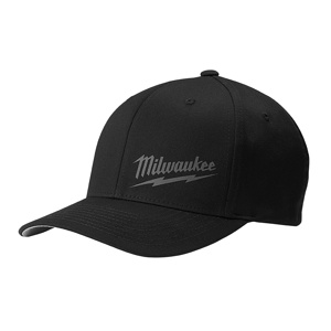 Milwaukee Fitted Hats Small/Medium Black