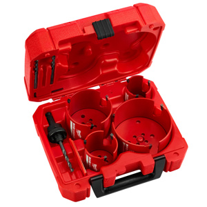 Milwaukee Hole Saw Sets 8 Piece 2-1/8 in - 4-5/8 in Carbide
