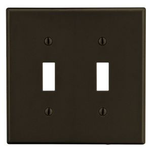 Hubbell Wiring Midsized Toggle Wallplates